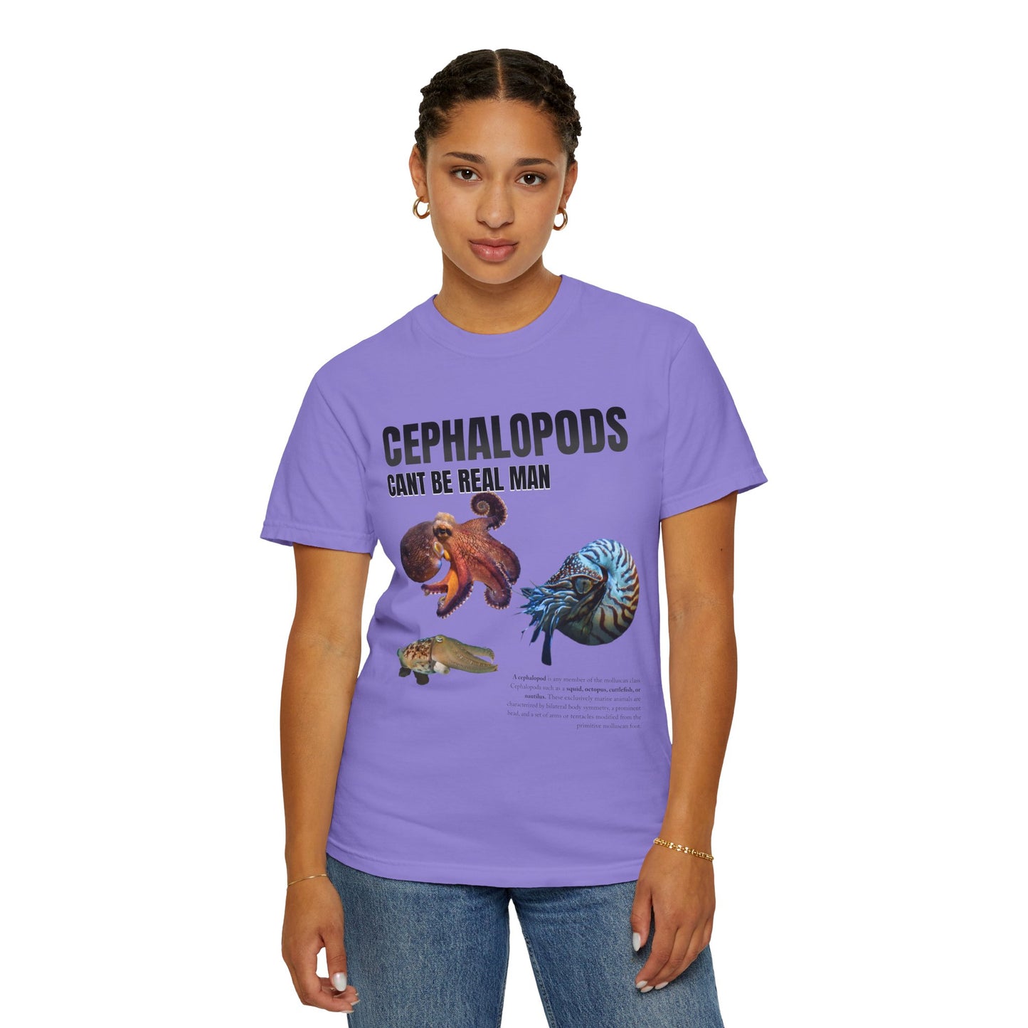 Cephalopods Cant Be Real Man T‑Shirt
