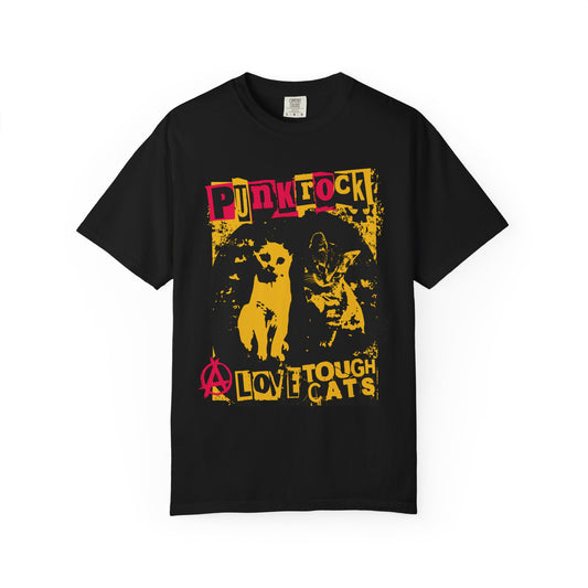 Punk Rock - Love Tough Cats T‑Shirt
