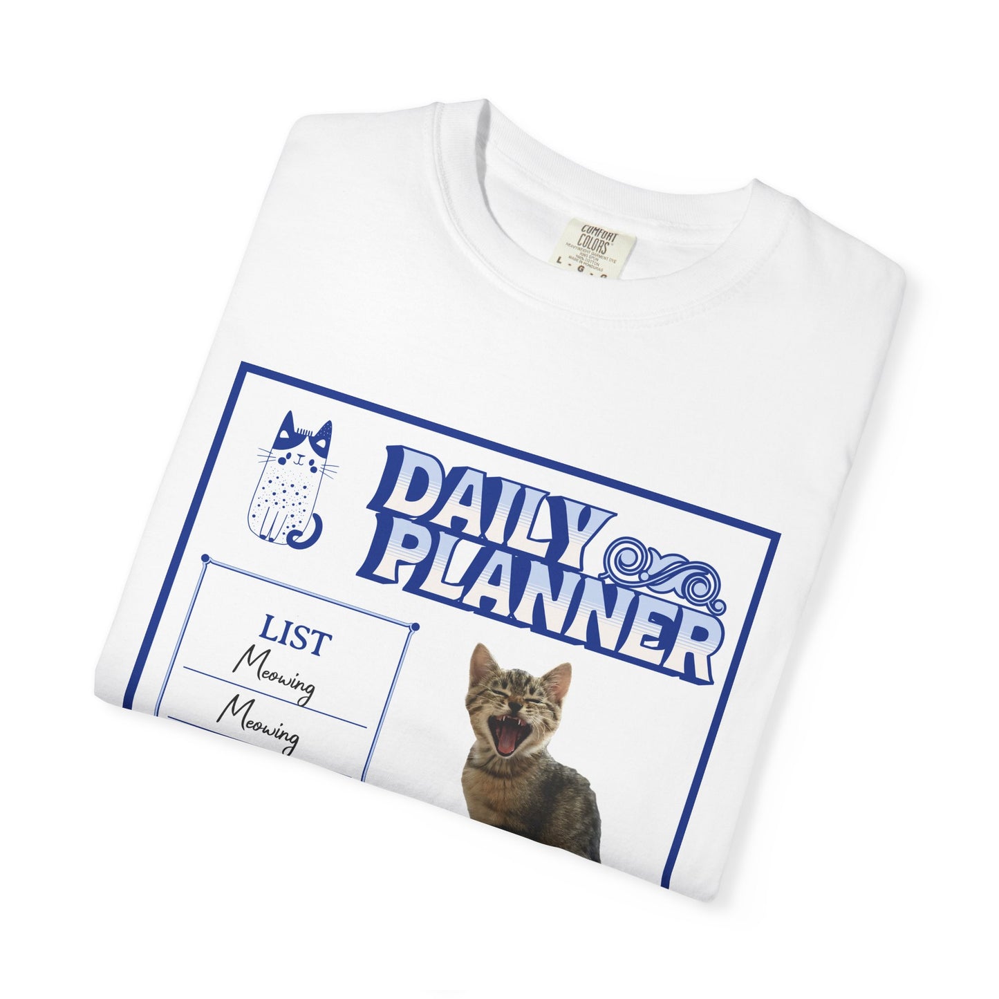 Cat Daily Planner T‑Shirt