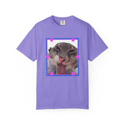 Crazy Framed Cat T‑Shirt