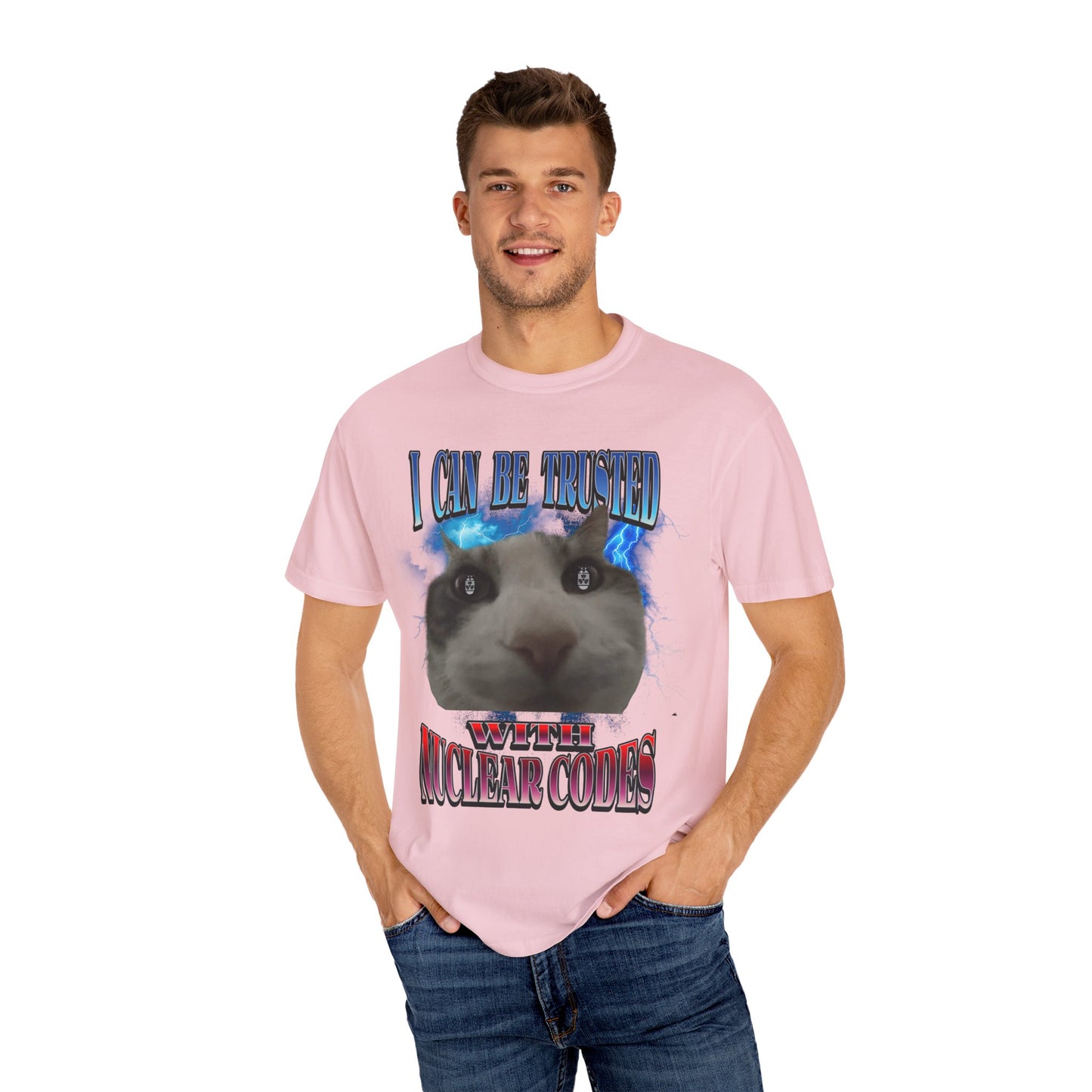 I Can Be Trusted With Nuclear Codes T‑Shirt