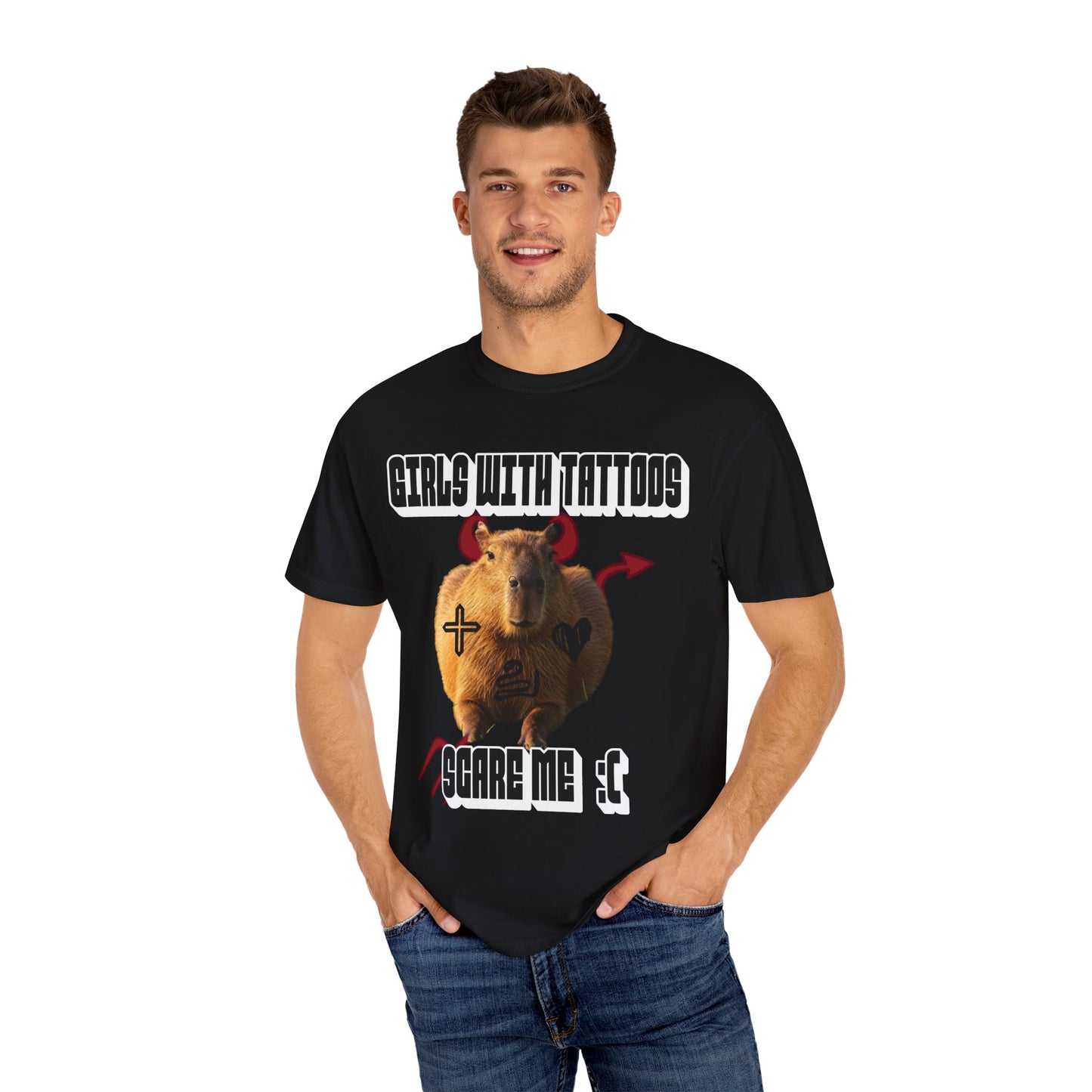 Girls With Tattoos Scare Me T‑Shirt