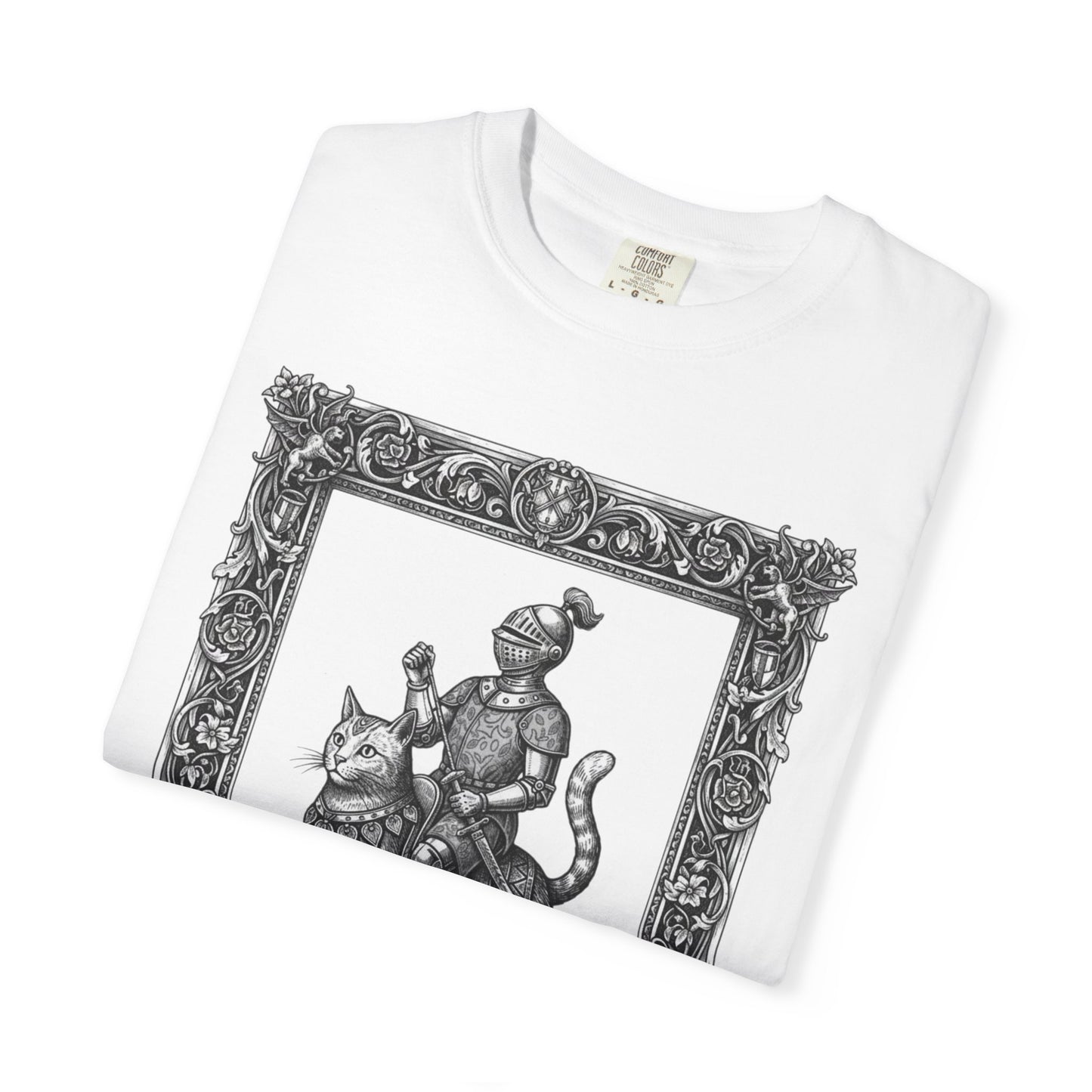 Knight On Cat T‑Shirt