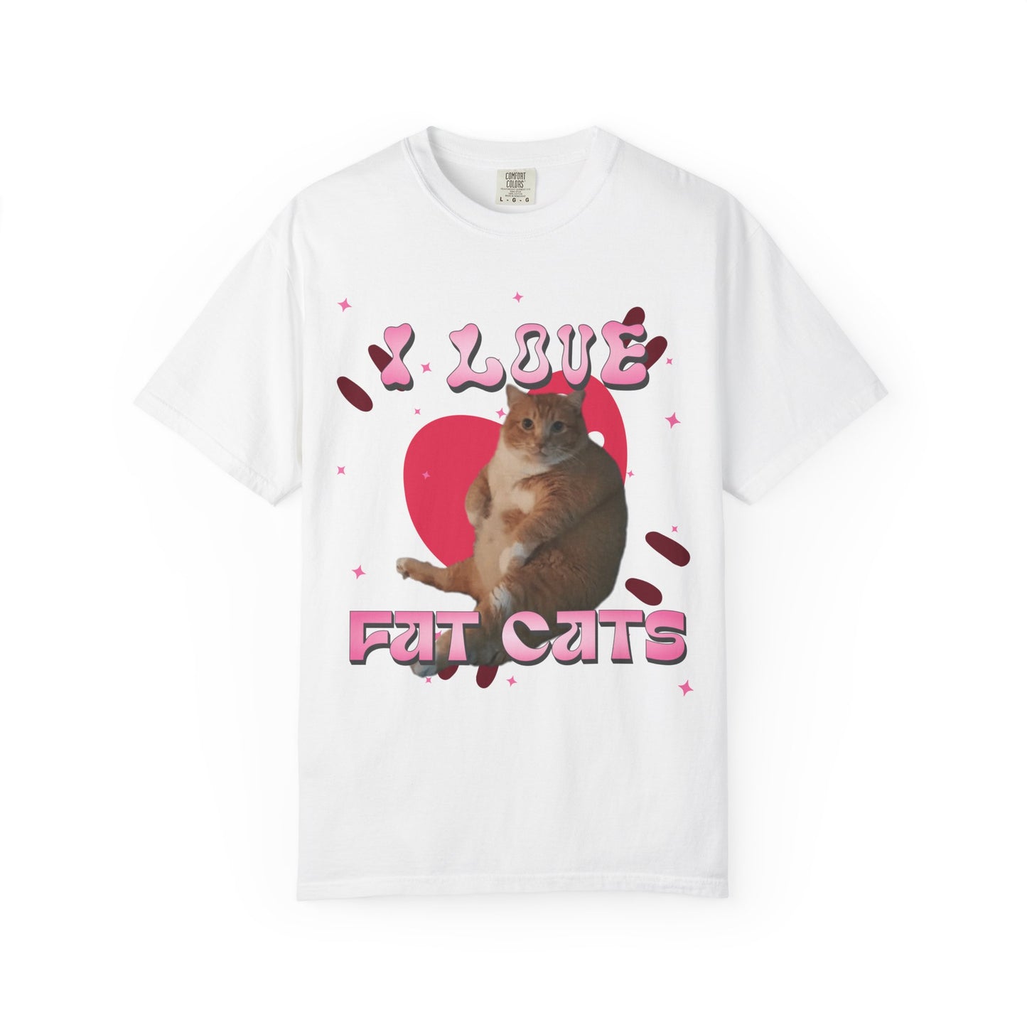 I Love Fat Cats T‑Shirt