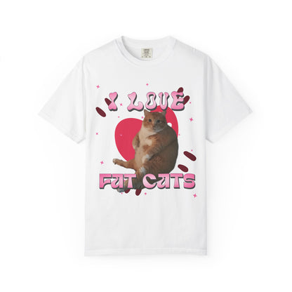 I Love Fat Cats T‑Shirt