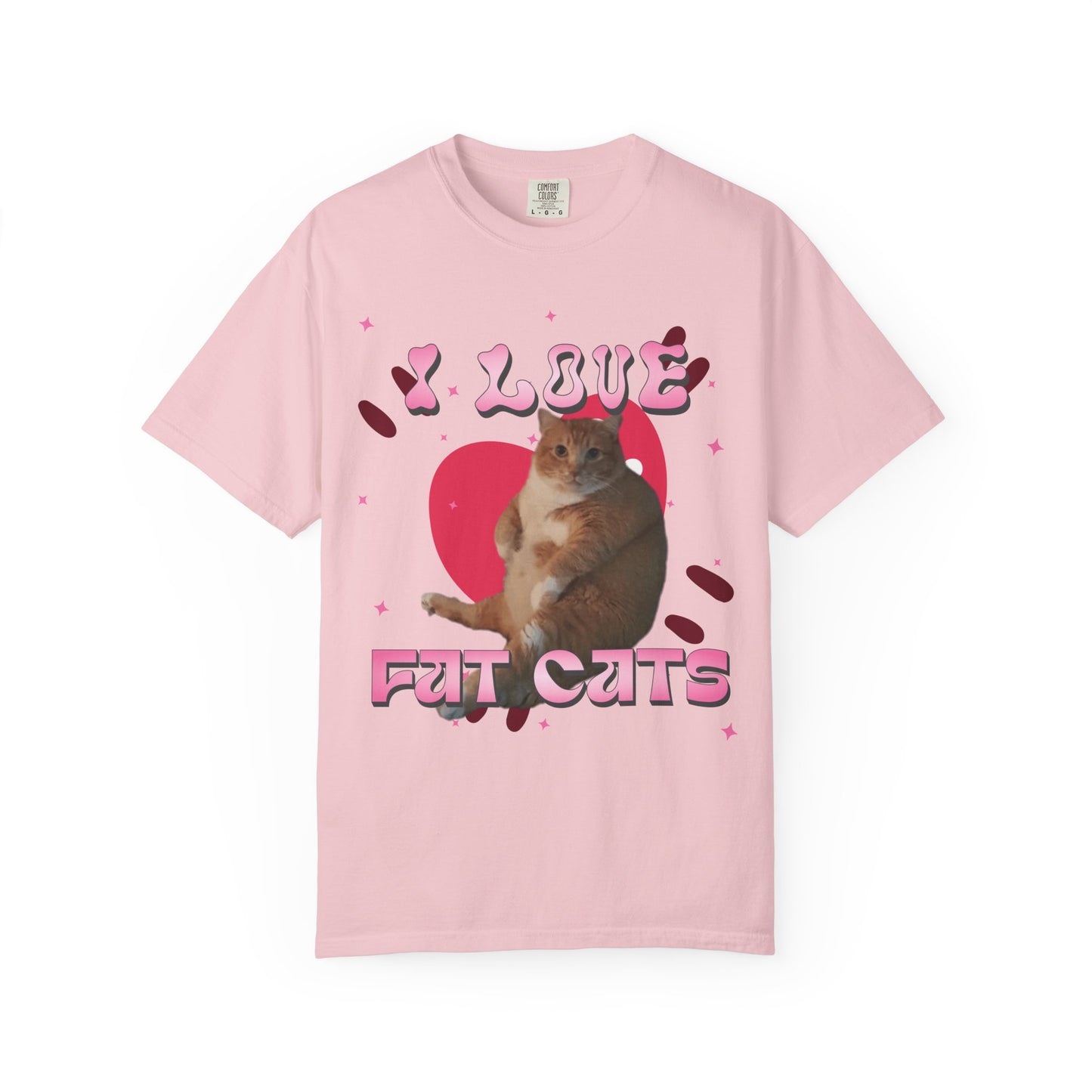 I Love Fat Cats T‑Shirt