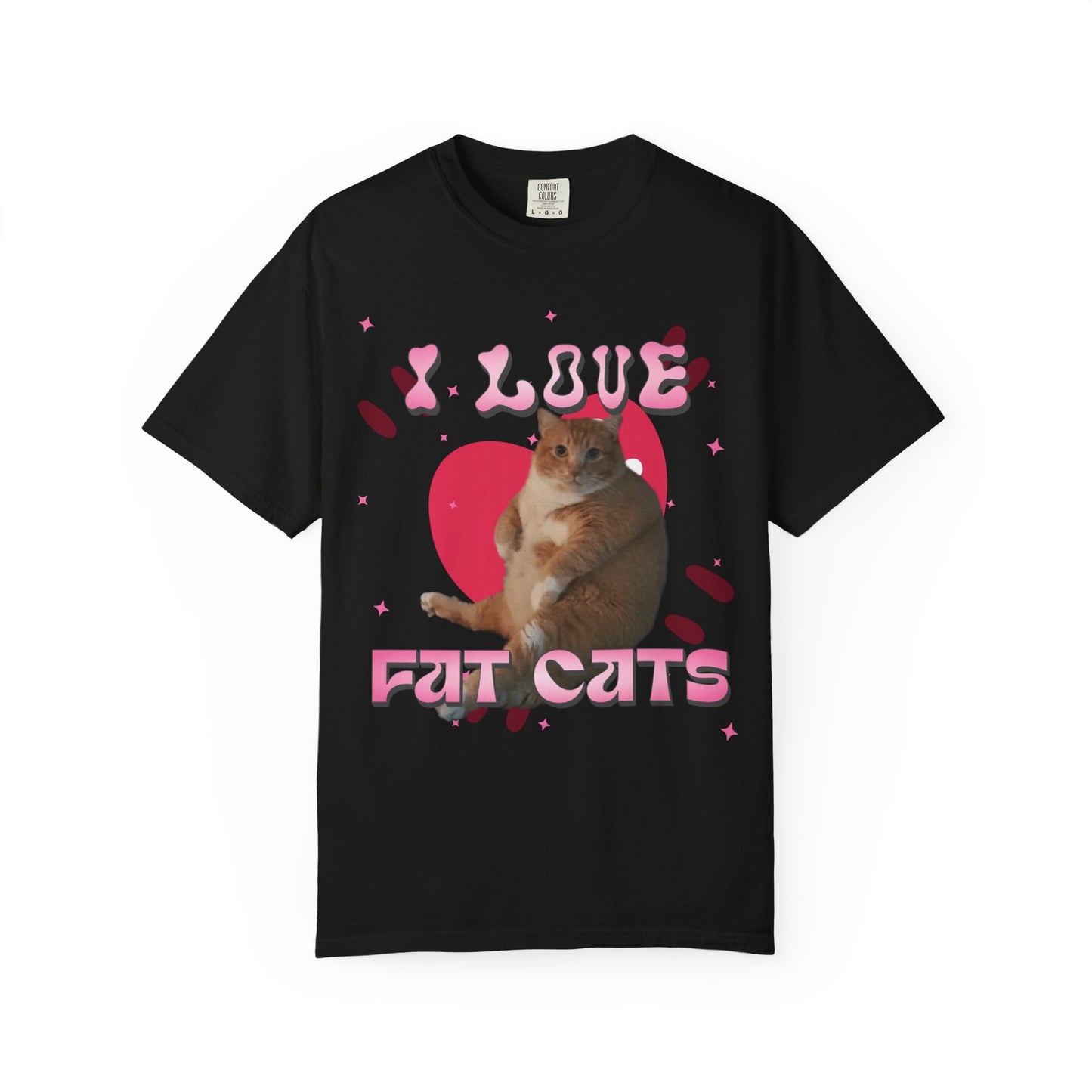I Love Fat Cats T‑Shirt
