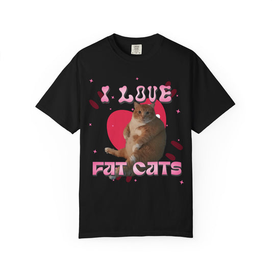 I Love Fat Cats T‑Shirt