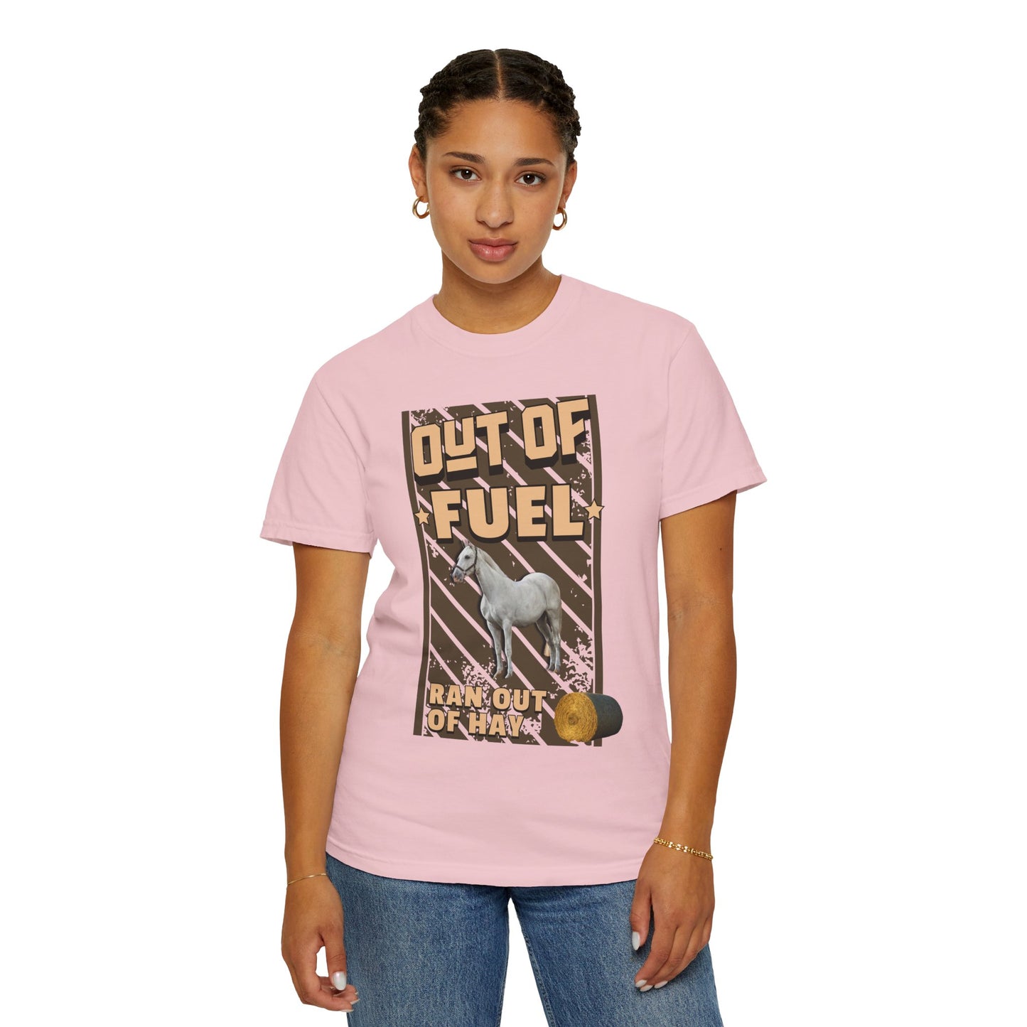 Out Of Fuel - Ran Out Of Hay T‑Shirt