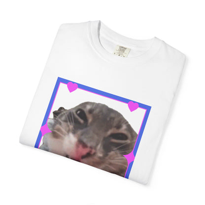 Crazy Framed Cat T‑Shirt