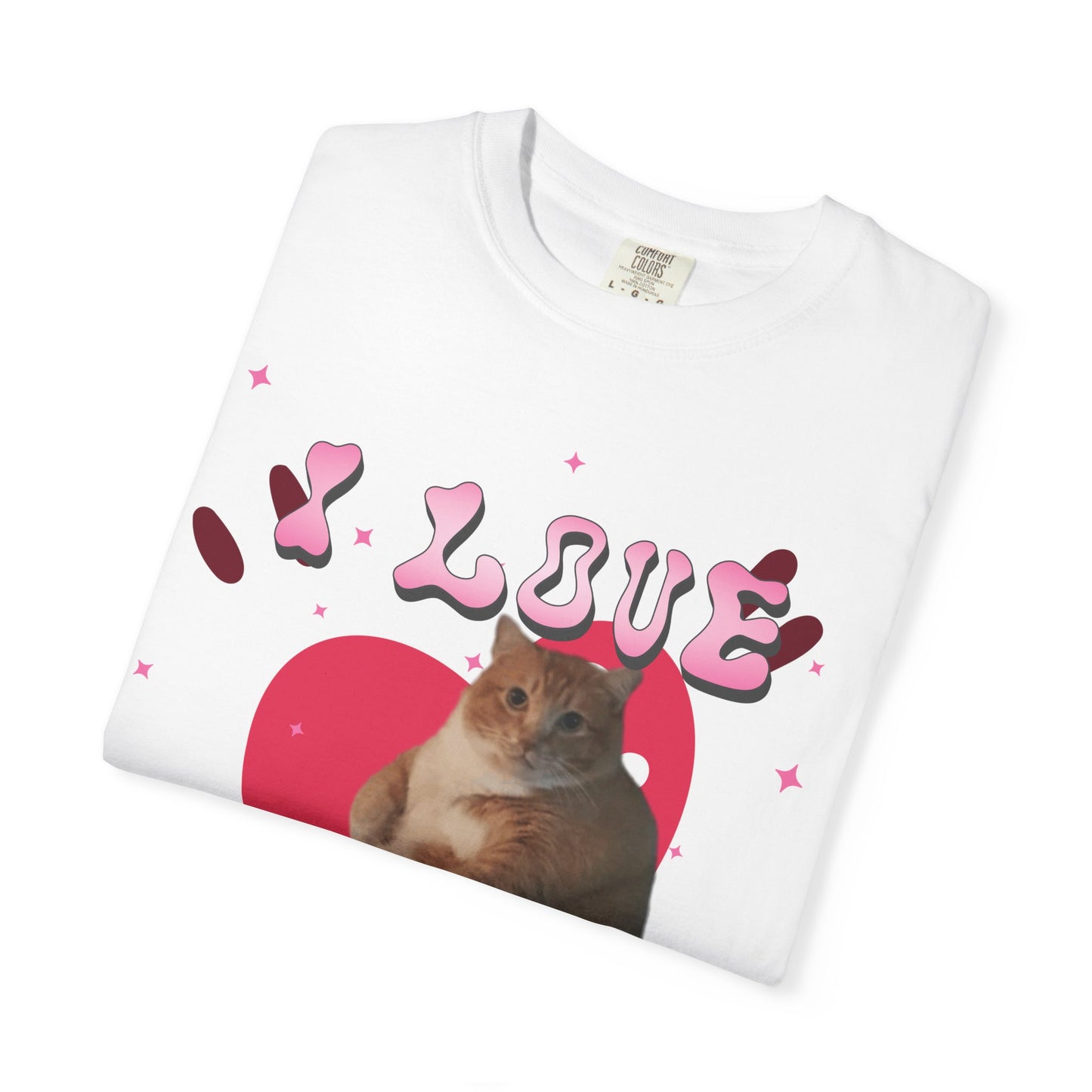 I Love Fat Cats T‑Shirt