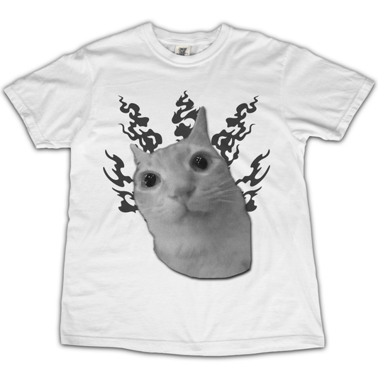 Cat In Flames 2 T‑Shirt - Punk For Pickles
