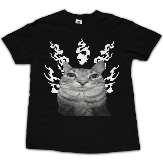 Cat In Flames 3 T‑Shirt - Punk For Pickles